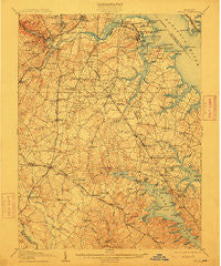 Relay Maryland Historical topographic map, 1:62500 scale, 15 X 15 Minute, Year 1907