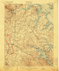 Relay Maryland Historical topographic map, 1:62500 scale, 15 X 15 Minute, Year 1907
