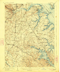 Relay Maryland Historical topographic map, 1:62500 scale, 15 X 15 Minute, Year 1907