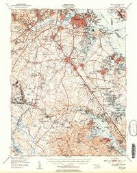 Relay Maryland Historical topographic map, 1:62500 scale, 15 X 15 Minute, Year 1947