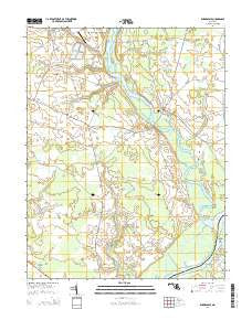 Rhodesdale Maryland Historical topographic map, 1:24000 scale, 7.5 X 7.5 Minute, Year 2014