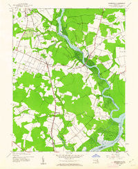 Rhodesdale Maryland Historical topographic map, 1:24000 scale, 7.5 X 7.5 Minute, Year 1944