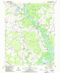 Rhodesdale Maryland Historical topographic map, 1:24000 scale, 7.5 X 7.5 Minute, Year 1988