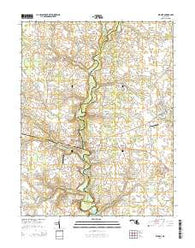 Ridgely Maryland Historical topographic map, 1:24000 scale, 7.5 X 7.5 Minute, Year 2014