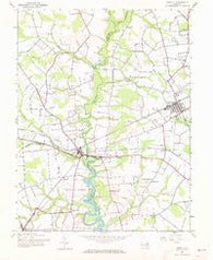 Ridgely Maryland Historical topographic map, 1:24000 scale, 7.5 X 7.5 Minute, Year 1944