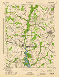 Ridgely Maryland Historical topographic map, 1:31680 scale, 7.5 X 7.5 Minute, Year 1944