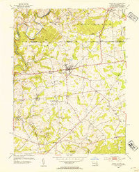 Rising Sun Maryland Historical topographic map, 1:24000 scale, 7.5 X 7.5 Minute, Year 1953