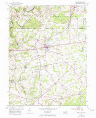 Rising Sun Maryland Historical topographic map, 1:24000 scale, 7.5 X 7.5 Minute, Year 1953
