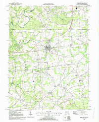 Rising Sun Maryland Historical topographic map, 1:24000 scale, 7.5 X 7.5 Minute, Year 1992