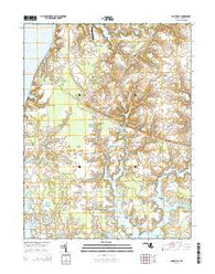 Rock Hall Maryland Historical topographic map, 1:24000 scale, 7.5 X 7.5 Minute, Year 2014