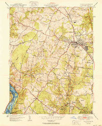 Rockville Maryland Historical topographic map, 1:24000 scale, 7.5 X 7.5 Minute, Year 1951