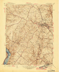 Rockville Maryland Historical topographic map, 1:31680 scale, 7.5 X 7.5 Minute, Year 1945