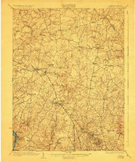Rockville Maryland Historical topographic map, 1:62500 scale, 15 X 15 Minute, Year 1923