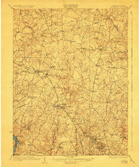 Rockville Maryland Historical topographic map, 1:62500 scale, 15 X 15 Minute, Year 1923