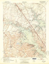 Round Bay Maryland Historical topographic map, 1:24000 scale, 7.5 X 7.5 Minute, Year 1949