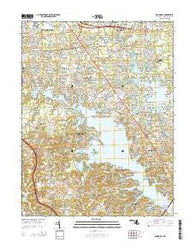 Round Bay Maryland Historical topographic map, 1:24000 scale, 7.5 X 7.5 Minute, Year 2014