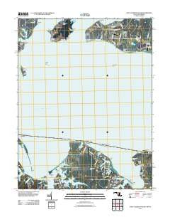 Saint Clements Island Maryland Historical topographic map, 1:24000 scale, 7.5 X 7.5 Minute, Year 2011