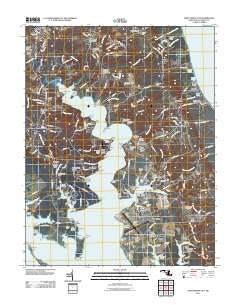 Saint Marys City Maryland Historical topographic map, 1:24000 scale, 7.5 X 7.5 Minute, Year 2011