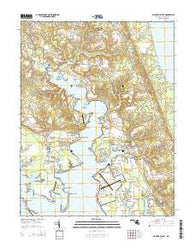 Saint Marys City Maryland Historical topographic map, 1:24000 scale, 7.5 X 7.5 Minute, Year 2014