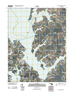 Saint Michaels Maryland Historical topographic map, 1:24000 scale, 7.5 X 7.5 Minute, Year 2011
