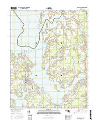 Saint Michaels Maryland Current topographic map, 1:24000 scale, 7.5 X 7.5 Minute, Year 2016