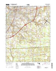 Salisbury Maryland Historical topographic map, 1:24000 scale, 7.5 X 7.5 Minute, Year 2014