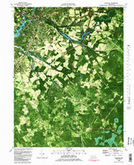 Salisbury Maryland Historical topographic map, 1:24000 scale, 7.5 X 7.5 Minute, Year 1982