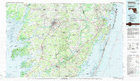 Salisbury Maryland Historical topographic map, 1:100000 scale, 30 X 60 Minute, Year 1983