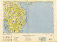 Salisbury Maryland Historical topographic map, 1:250000 scale, 1 X 2 Degree, Year 1948