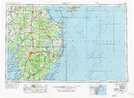 Salisbury Maryland Historical topographic map, 1:250000 scale, 1 X 2 Degree, Year 1946