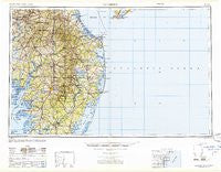 Salisbury Maryland Historical topographic map, 1:250000 scale, 1 X 2 Degree, Year 1947