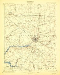 Salisbury Maryland Historical topographic map, 1:62500 scale, 15 X 15 Minute, Year 1901