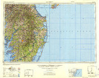 Salisbury Maryland Historical topographic map, 1:250000 scale, 1 X 2 Degree, Year 1946