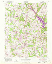 Sandy Spring Maryland Historical topographic map, 1:24000 scale, 7.5 X 7.5 Minute, Year 1945