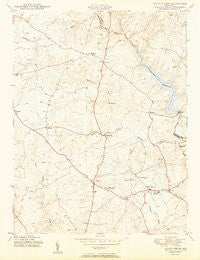 Sandy Spring Maryland Historical topographic map, 1:24000 scale, 7.5 X 7.5 Minute, Year 1950
