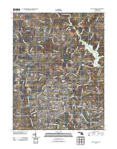 Sandy Spring Maryland Historical topographic map, 1:24000 scale, 7.5 X 7.5 Minute, Year 2011