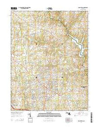 Sandy Spring Maryland Historical topographic map, 1:24000 scale, 7.5 X 7.5 Minute, Year 2014