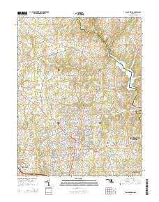 Sandy Spring Maryland Historical topographic map, 1:24000 scale, 7.5 X 7.5 Minute, Year 2014