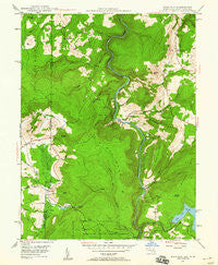 Sang Run Maryland Historical topographic map, 1:24000 scale, 7.5 X 7.5 Minute, Year 1947