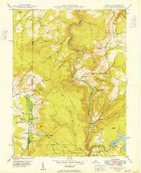 Sang Run Maryland Historical topographic map, 1:24000 scale, 7.5 X 7.5 Minute, Year 1949