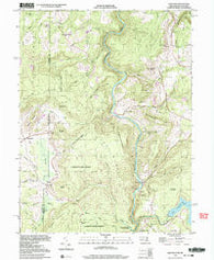 Sang Run Maryland Historical topographic map, 1:24000 scale, 7.5 X 7.5 Minute, Year 1999