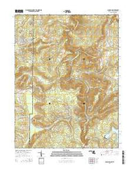 Sang Run Maryland Historical topographic map, 1:24000 scale, 7.5 X 7.5 Minute, Year 2014