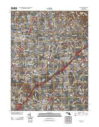 Savage Maryland Historical topographic map, 1:24000 scale, 7.5 X 7.5 Minute, Year 2011
