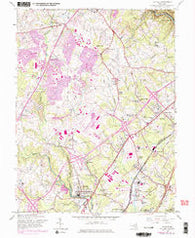 Savage Maryland Historical topographic map, 1:24000 scale, 7.5 X 7.5 Minute, Year 1957