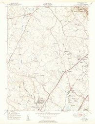 Savage Maryland Historical topographic map, 1:24000 scale, 7.5 X 7.5 Minute, Year 1950