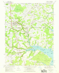 Selbyville Delaware Historical topographic map, 1:24000 scale, 7.5 X 7.5 Minute, Year 1967