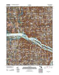 Seneca Maryland Historical topographic map, 1:24000 scale, 7.5 X 7.5 Minute, Year 2011