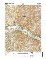 Seneca Maryland Historical topographic map, 1:24000 scale, 7.5 X 7.5 Minute, Year 2014