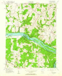 Seneca Maryland Historical topographic map, 1:24000 scale, 7.5 X 7.5 Minute, Year 1952