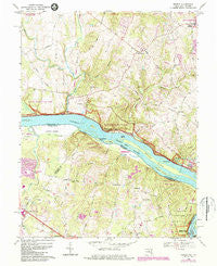 Seneca Maryland Historical topographic map, 1:24000 scale, 7.5 X 7.5 Minute, Year 1968